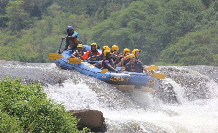 White Water Rafting at the Source of the Nile
