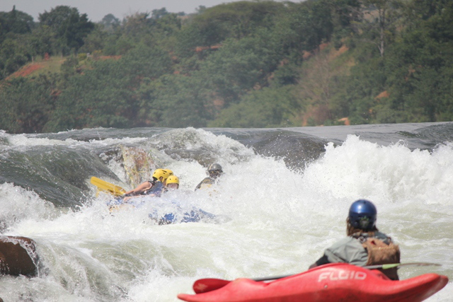 Itanda falls in Jinja