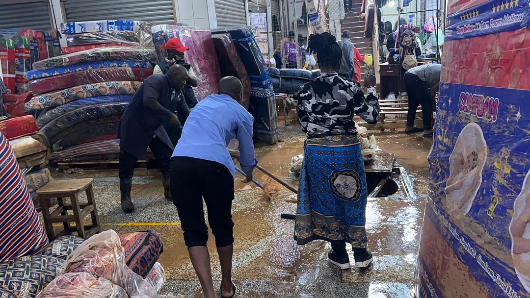 Rain Turns Kampala Downtown into a Nightmare for Traders